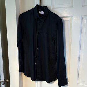 Uniqlo Black linen Shirt